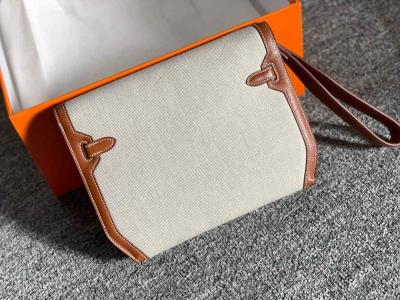 wholesale quality hermes kelly depeches 25 canvas barenia natual